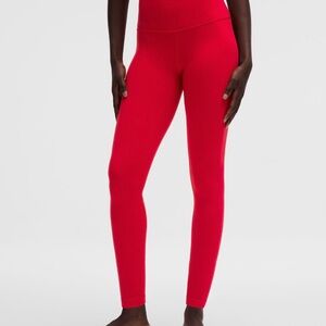 LULULEMON High-Rise Red Women's Leggings